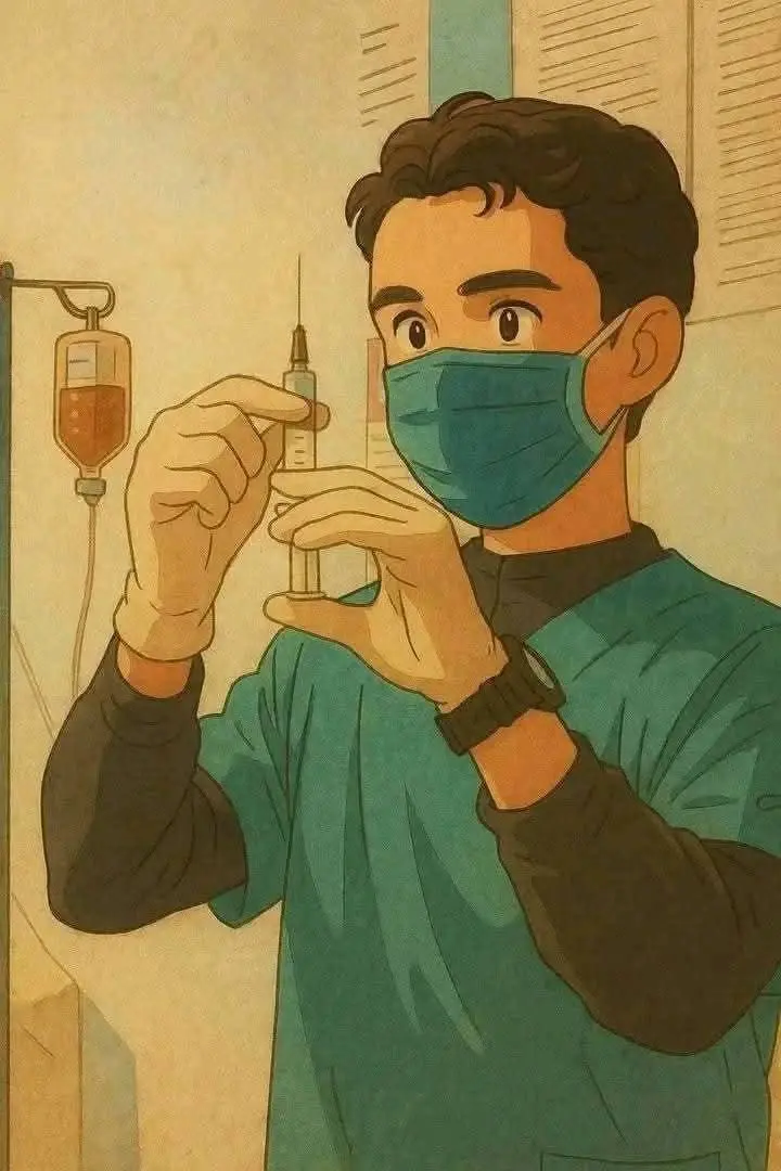 مرافق مريض في المستشفى او في المنزلي